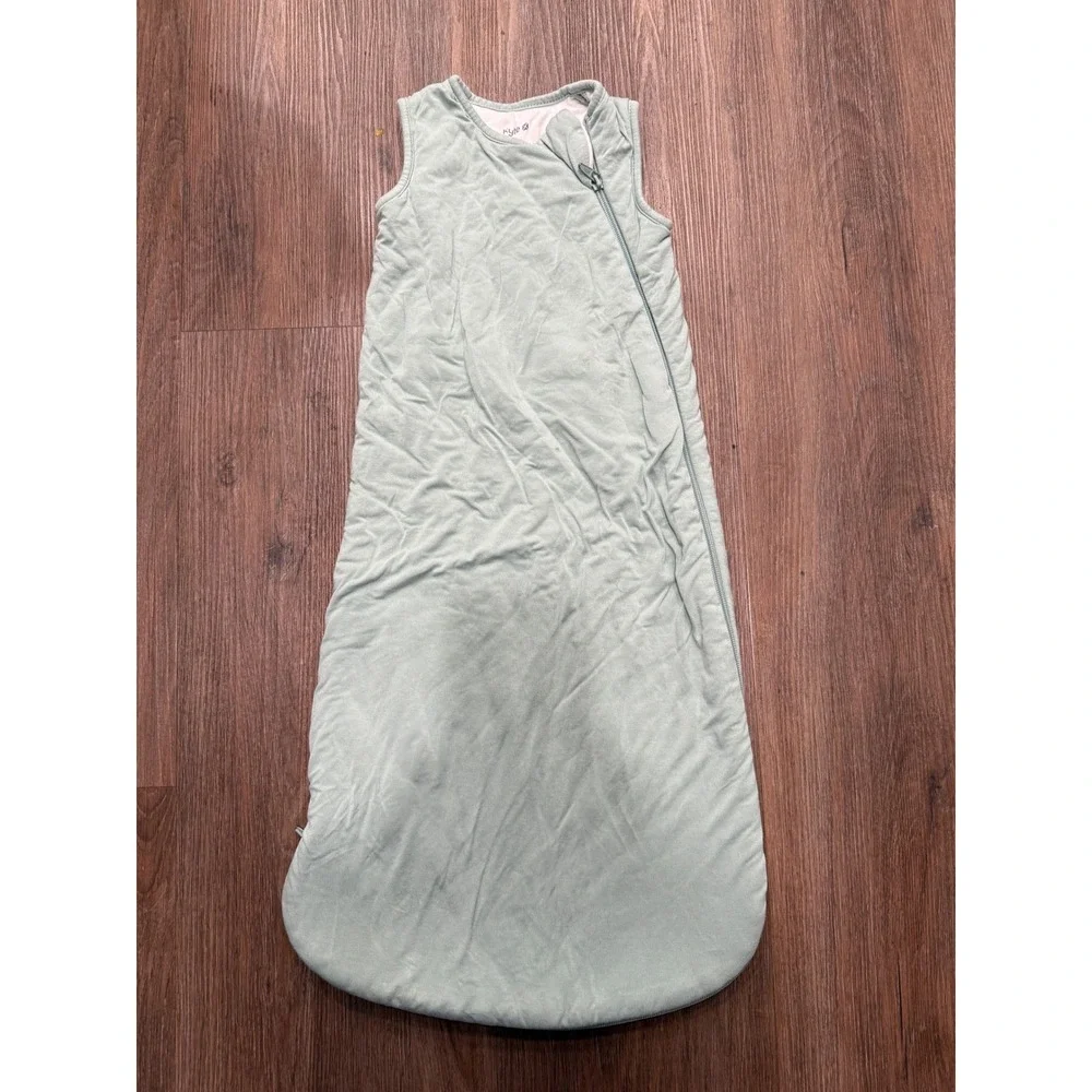 Kyte Baby Sleep Bag 1.0 TOG Sage Green Bamboo Rayon Wearable Blanket Size Small